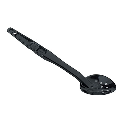 Cambro SPOP13CW110 13&quot; Black Deli Spoon - 12/Case