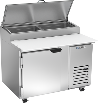 Beverage Air DP46HC 46" W One-Section One Door One Door Pizza Top Refrigerated Counter