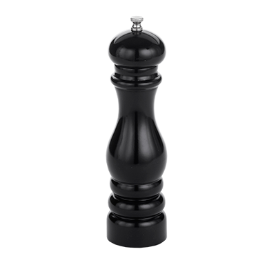 American Metalcraft PMBL8 8" H Wood Black Pepper Mill