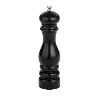 American Metalcraft PMBL8 8" H Wood Black Pepper Mill