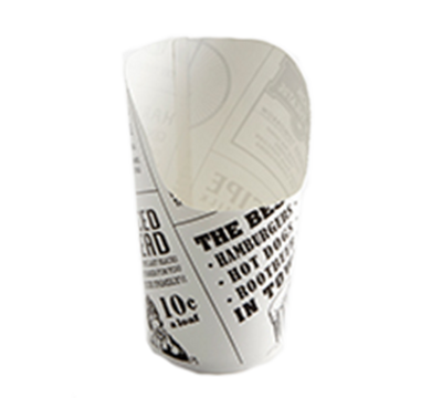 American Metalcraft FFCP6 Paper Fry Cup 6 Oz. 2.88&quot; Dia. x 5.25&quot; H