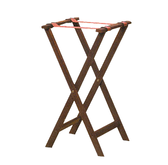 American Metalcraft WTSM31 17" W x 31" H Nylon Strap Tray Stand