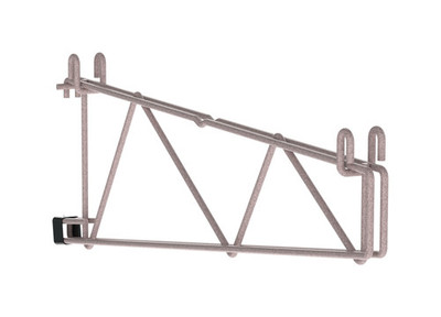 Metro SWD24K4 Smartwall Shelf Support Double For 24" Deep Shelf Metroseal Gray Epoxy-Coated Corrosion-Resistant Finish