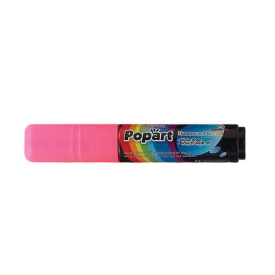Winco MBPM-P 0.06" Chisel Tip Neon Pink Deluxe Plus Neon Marker