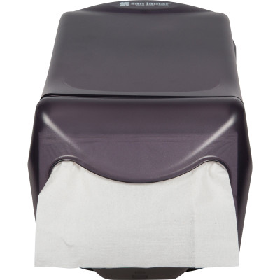 San Jamar H5003TBK Napkin Dispenser Translucent Black Pearl