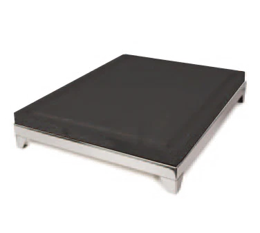 Eastern Tabletop 9665BRZ  Black Carving Board with Stainless Steel