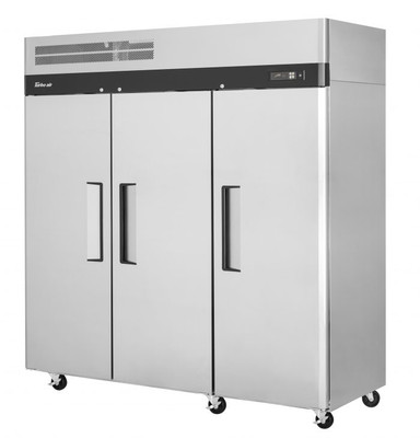 Turbo Air M3F72-3-N M3 Series 77.75" W Three-Section Solid Door Reach-In Freezer - 115 Volts