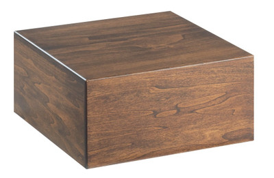 Cal-Mil 432-6-78 12"W x 12"D x 6-1/4"H Square Mid-Century Riser