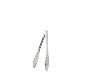 CAC China SSUT-9-10 9.5" L Stainless Steel Heavy Duty Utility Tong (72 Each Per Case)