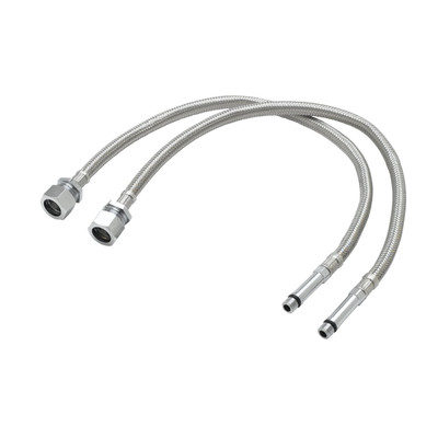 T&S Brass 012534-45 18" Flexible Supply Hose - Set of 2