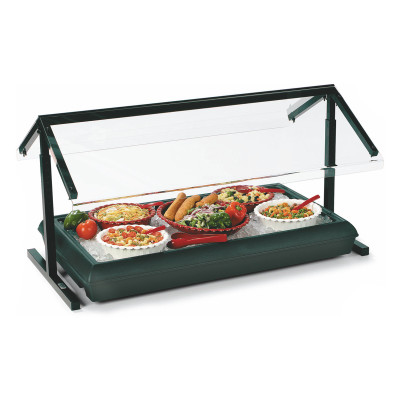 Carlisle 972203 73-1/4"W Black Portable Sneeze Guard