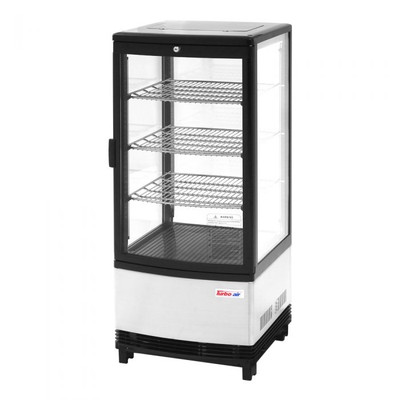 Turbo Air CRT-77-1R-N 16.75"W Glass Door Diamond Glass Merchandiser