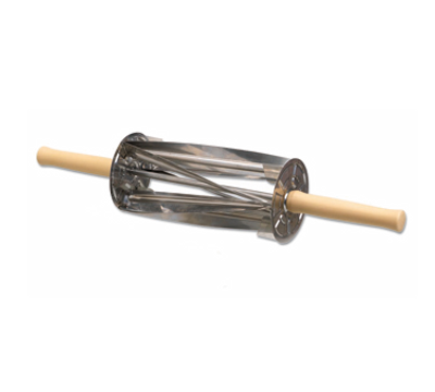 Matfer Bourgeat 141002 Croissant Cutter 13-3/4&quot; Length Cuts Triangles Of 3-7/8&quot; x 8-1/4&quot; Stainless Steel