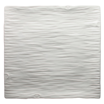 Winco WDP002-206 Porcelain Creamy White Square Platter (2 Each Per Pack)