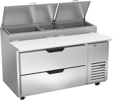 Beverage Air DPD60HC-2 60" W One-Section Pizza Top Refrigerated Counter