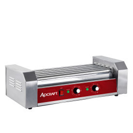 Admiral Craft HRG-05 22.6" W Stainless Steel 5 Rollers Hot Dog Grill - 650 Watts