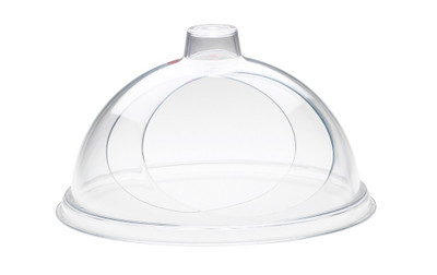 Cal-Mil 301-10 10" Dia. x 4.5" H Clear Acrylic Turn N Serve Gourmet Cover