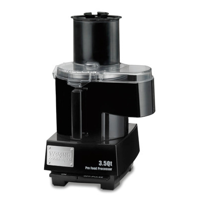 Waring WFP14SC Commercial Combination Continuous Feed &amp; Batch Bowl Food Processor - 120V, 1 HP