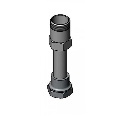 T&amp;S Brass B-1912-11 Straight Swivel Extension with gasket 3/8"