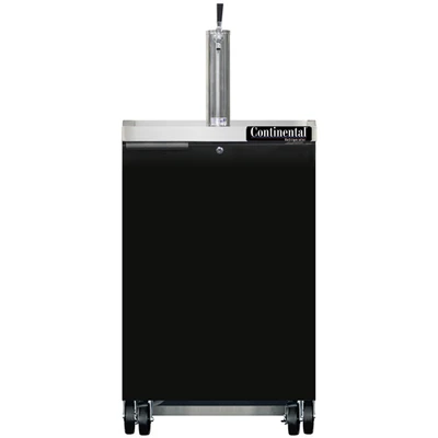 Continental Refrigerator KC24N 24.13"W Solid Door Keg Cooler