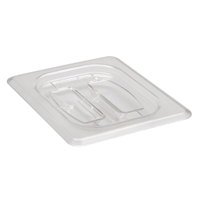 Cambro 80CWCH135 Camwear 1/8 Size Clear Food Pan Cover - 6/Case