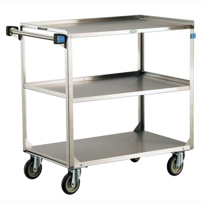 Lakeside 444 39.25" W 500 Lbs. Stainless Steel 3-Tier Utility Cart