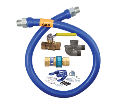 Dormont 1675KIT48 48&quot; Safety System Moveable Gas Connector Quick Disconnect