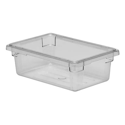 Cambro 12186CW135 3 Gal. 18" W x 12" D x 6" H Clear Polycarbonate Camwear Food Storage Container