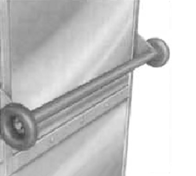 Cres Cor 1087-101 Rear Push Handle