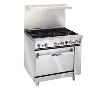 Imperial IR-4-G12T-E 36" Electric Pro Series Restaurant Range - 208 Volts