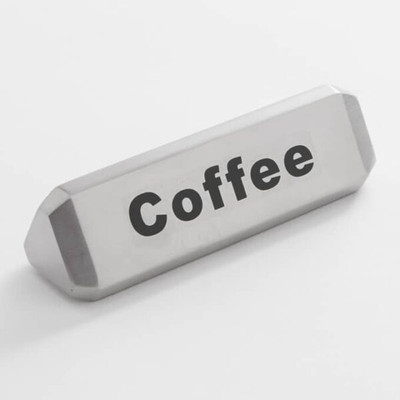 American Metalcraft TTSB3 4.75" W Stainless Steel Beverage Sign