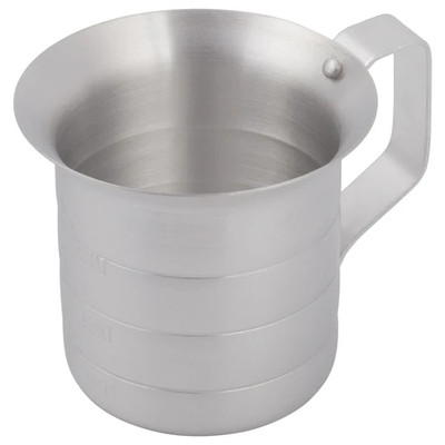 Winco AM-05 1/2 qt Aluminum Measuring Cup