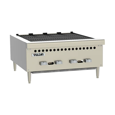 Vulcan VCRB25 25-3/8" Gas Countertop Charbroiler - 58,000 BTU