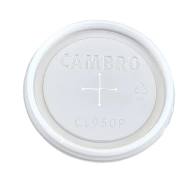 Cambro CL950P190 Translucent Disposable CamLid (1000 Per Case)