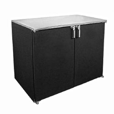 Glastender DS48 48"W Two-Section Back Bar Dry Storage Cabinet
