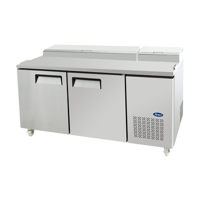 Atosa MPF8203GR 93" W 3-Sections 3 Doors Refrigerated Pizza Prep Table - 115 Volts