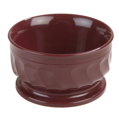 Dinex DX330061 Turnbury 9 oz Cranberry Insulated Pedestal Base Bowl
