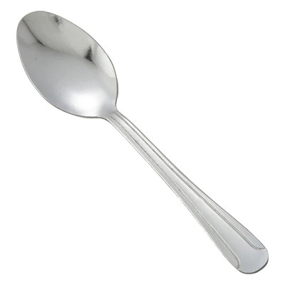 Winco 0014-01 5-3/4" 18/0 Stainless Steel Teaspoon (Contains 1 Dozen)
