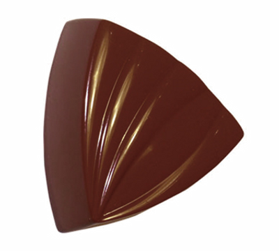 Matfer Bourgeat 380165 Chocolate Mold Striped Triangles 1.33" L x 1.33" W x 0.5" H Polycarbonate