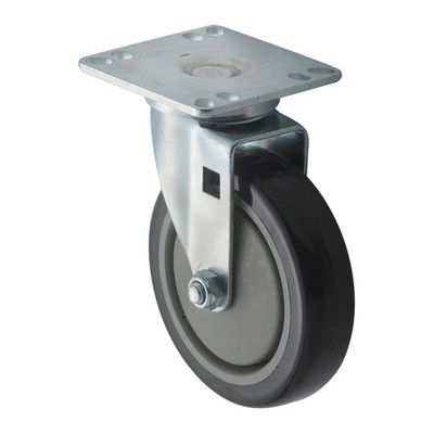 Winco CT-33 5" Universal Caster Set - 2/Set (2 Each Per Set)