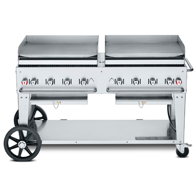 Crown Verity CV-MG-60NG 69" Natural Gas Outdoor Griddle - 129,000 BTU