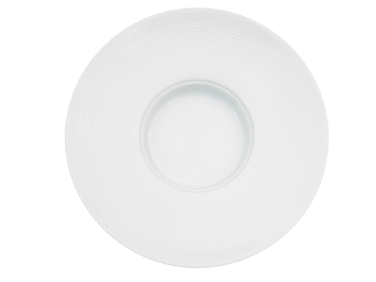 CAC China HMY-122 7 Oz. Super White Porcelain Round Harmony Pasta Bowl (1 Dozen)