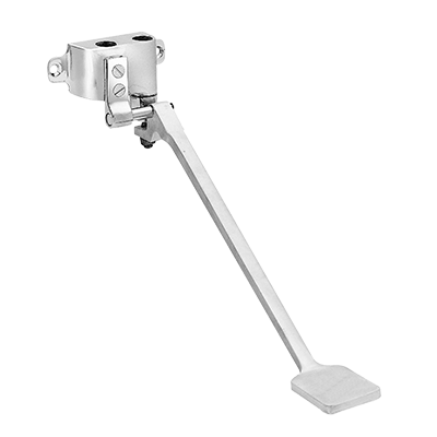 Fisher 48062 1/2" NPT Female Inlet &amp; Outlet Wall Mount Stainless Steel Single Pedal Foot Control Valve