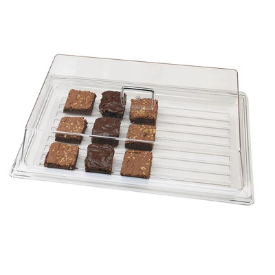 Cambro RD1220CW135 21.88'' W x 14.13'' D x 5.88'' H Polycarbonate Clear Rectangular Camwear Display Cover