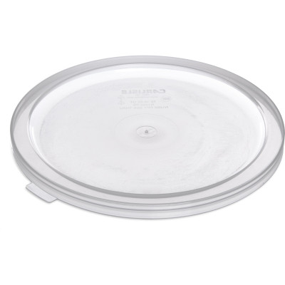 Carlisle 125230 Translucent Round Polypropylene Bain Marie Food Storage Lid
