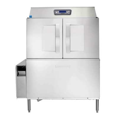 Hobart CL44-ADV+BUILDUP High and Low Temp Convertible Conveyor Dishwasher With Booster Heater 208 Volts