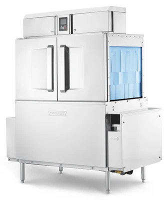 Hobart CL44-ADV+BUILDUP High and Low Temp Convertible Conveyor Dishwasher With Booster Heater 208 Volts