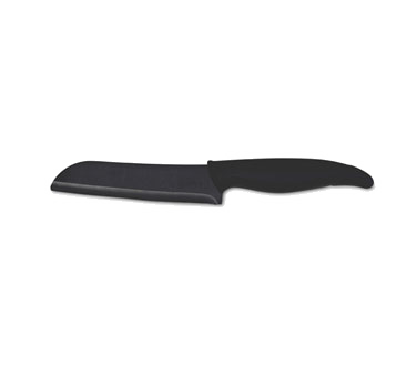 Town 47505B/DZ 5" Black Santoku Knife - 1 Dozen