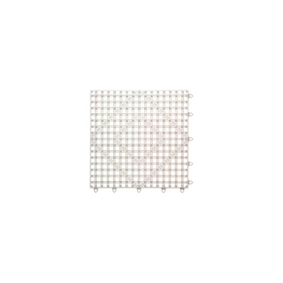 San Jamar VM5280CL 12" x 12" Bar Mat Tile and Shelf Liner