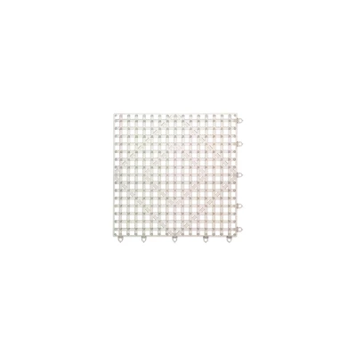San Jamar VM5280CL 12" x 12" Bar Mat Tile and Shelf Liner